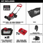 Milwaukee 2823-22HD M18 Fuel Self-Propelled Dual Battery Mower Kit - Image 2