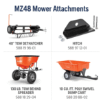 Husqvarna MZ48 Zero-Turn Mower 23 HP Kawasaki 48" ClearCut ZT3100 M with ZT Seat - Image 5